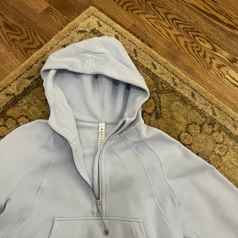 Lululemon Half Zip Cropped Scuba Hoodie